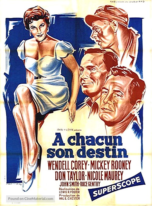 The Bold and the Brave - French Movie Poster