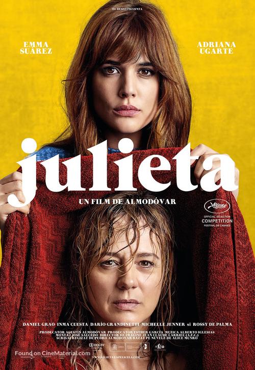 Julieta - Romanian Movie Poster