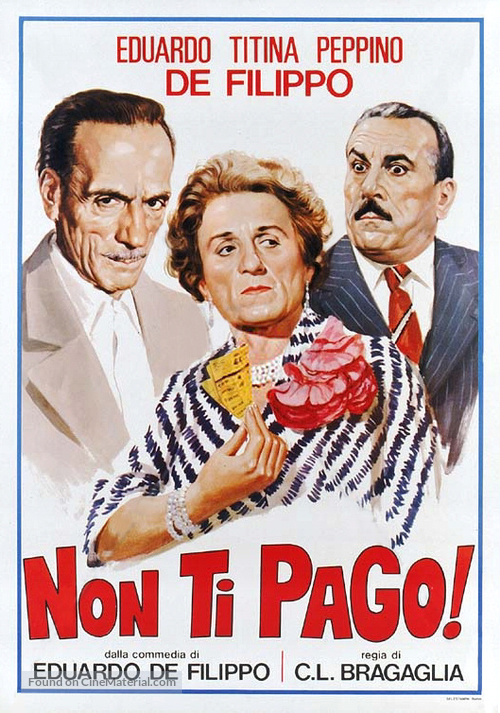 Non ti pago! - Italian Theatrical movie poster