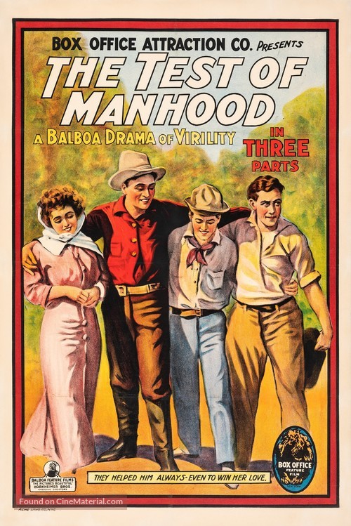 The Test of Manhood - Movie Poster