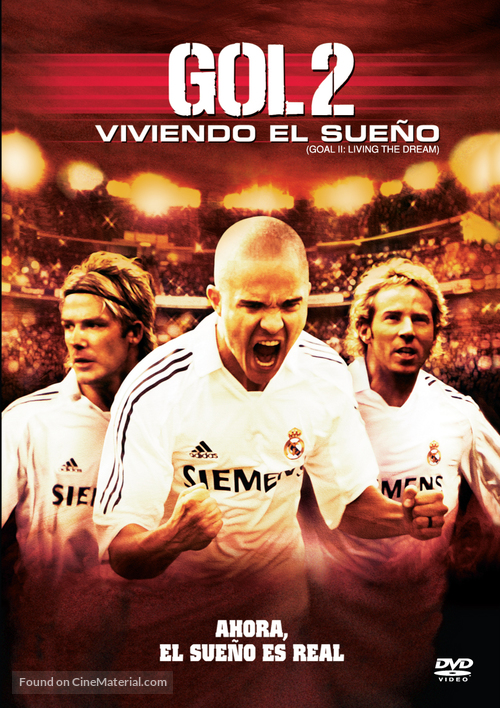 Goal! 2: Living the Dream... - Spanish DVD movie cover