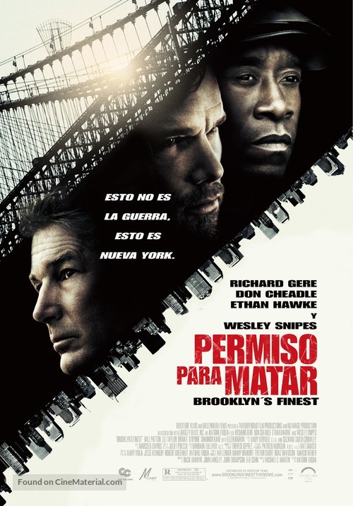 Brooklyn&#039;s Finest - Colombian Movie Poster