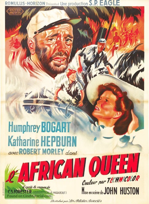 The African Queen - French Movie Poster