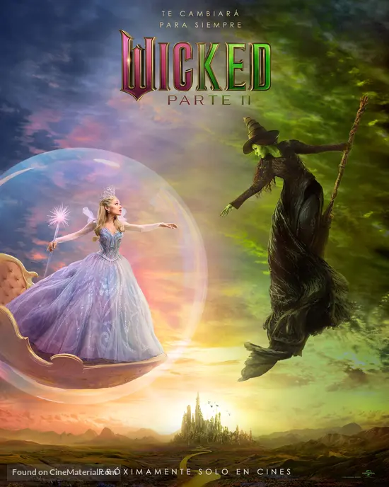 Wicked: For Good - Spanish Movie Poster