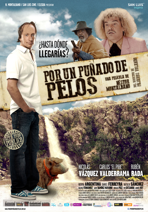 Por un pu&ntilde;ado de pelos - Argentinian Movie Poster