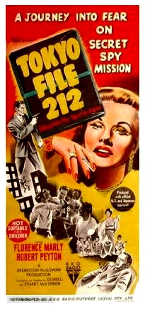 Tokyo File 212 - Australian Movie Poster