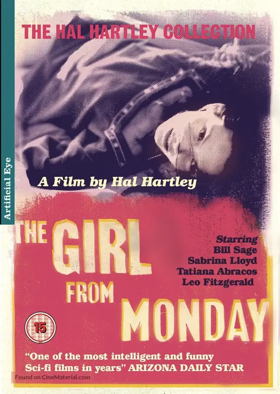 The Girl From Monday - British DVD movie cover