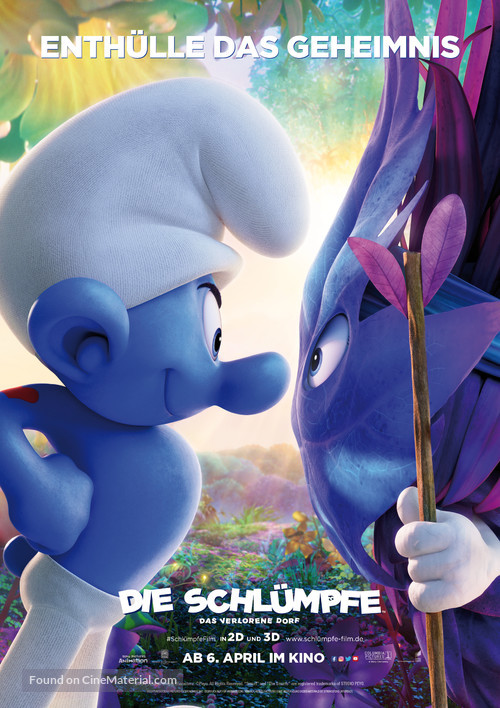 Smurfs: The Lost Village - German Movie Poster