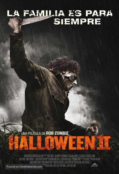 Halloween II - Mexican Movie Poster