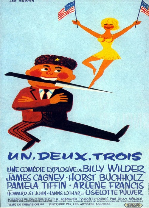 One, Two, Three - French Movie Poster