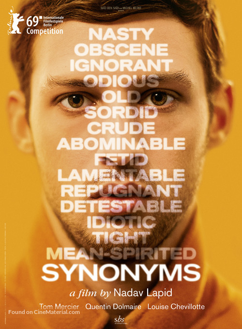 Synonymes - French Movie Poster