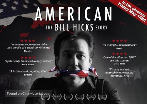 American: The Bill Hicks Story - British Movie Poster