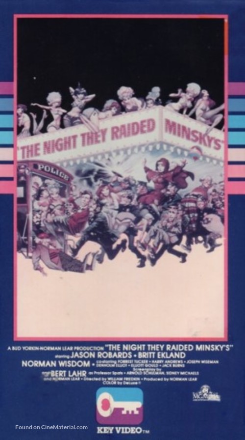 The Night They Raided Minsky&#039;s - VHS movie cover