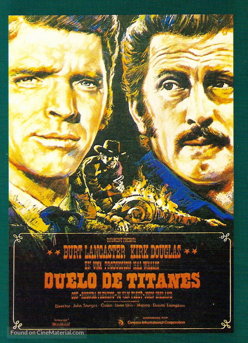 Gunfight at the O.K. Corral - Spanish Movie Poster