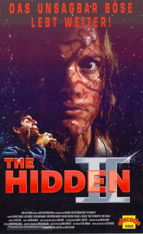 The Hidden II - German VHS movie cover