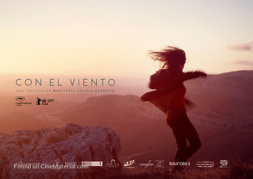 Con el viento - Spanish Movie Poster