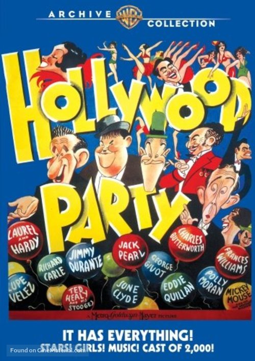 Hollywood Party - DVD movie cover