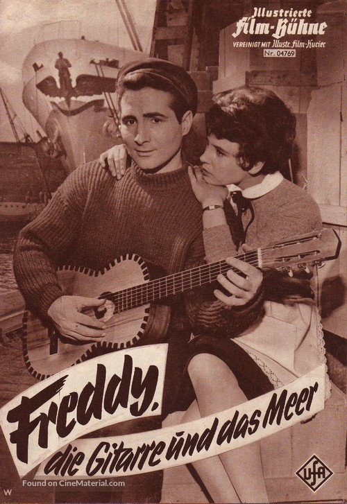 Freddy, die Gitarre und das Meer - German poster