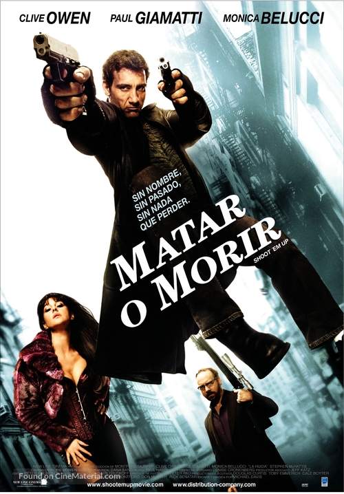 Shoot &#039;Em Up - Argentinian Movie Poster