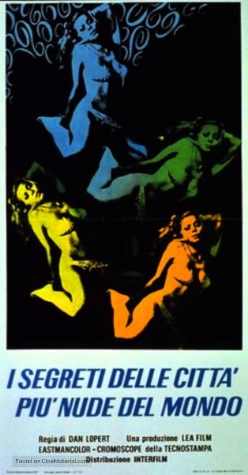 I segreti della citt&agrave; pi&ugrave; nude del mondo - Italian Movie Poster