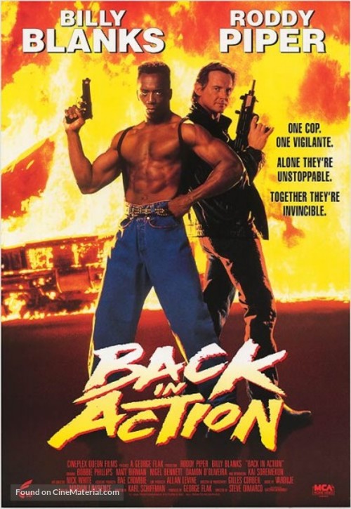 Back in Action - Video release movie poster