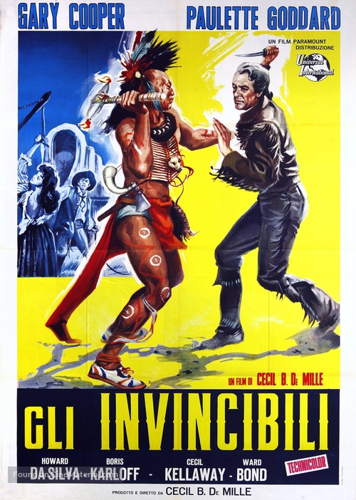 Unconquered - Italian Movie Poster