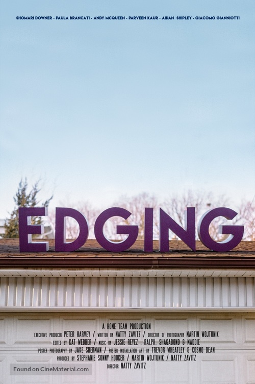 Edging - Canadian Movie Poster