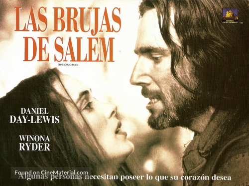 The Crucible - Argentinian Movie Poster