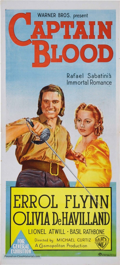 Captain Blood - Australian Movie Poster