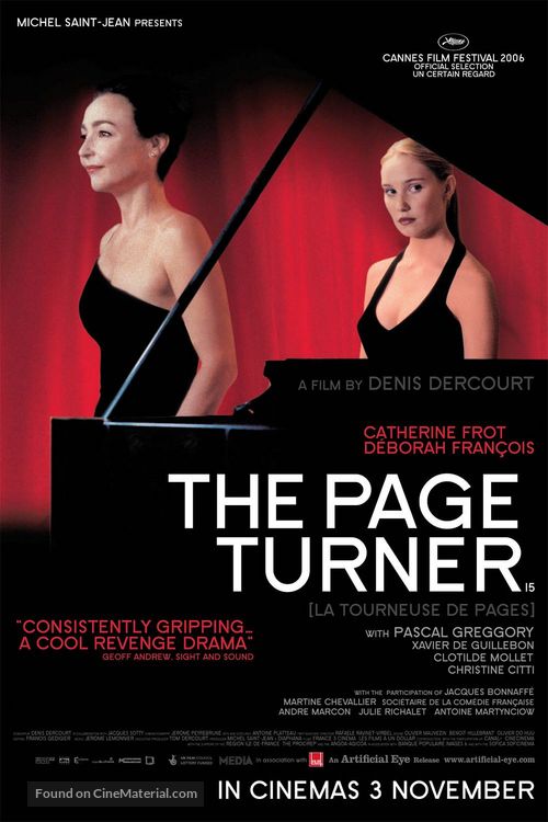 La tourneuse de pages - Movie Poster