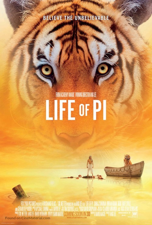 Life of Pi - Teaser movie poster