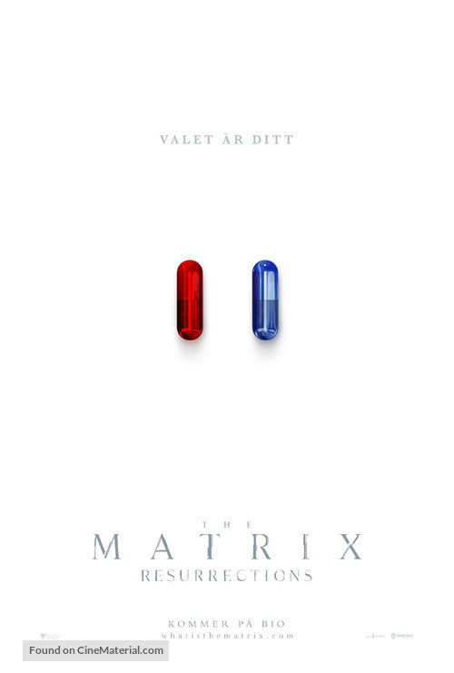 The Matrix Resurrections - Swedish Movie Poster