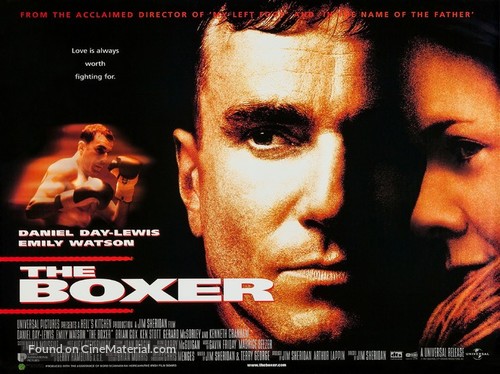 The Boxer - British Movie Poster