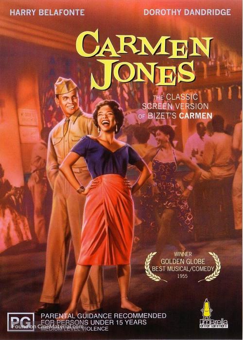 Carmen Jones - Australian DVD movie cover