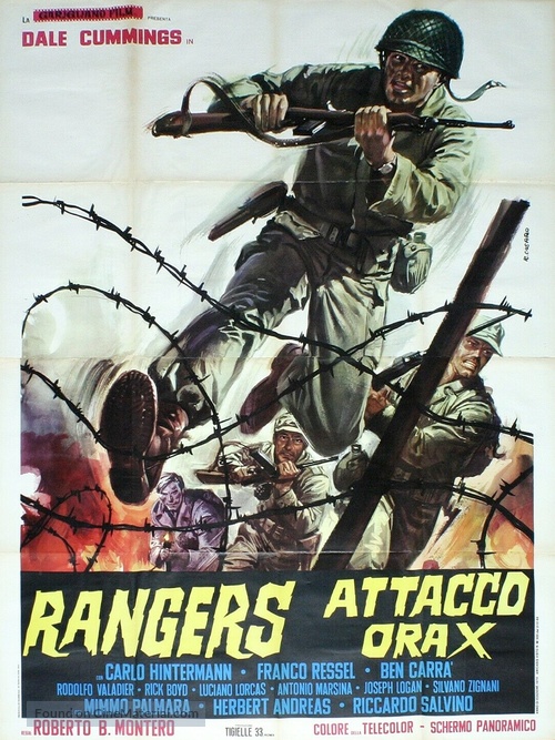 Rangers attacco ora X - Italian Movie Poster