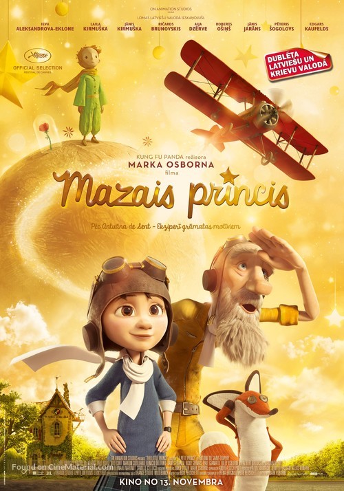 The Little Prince - Latvian Movie Poster