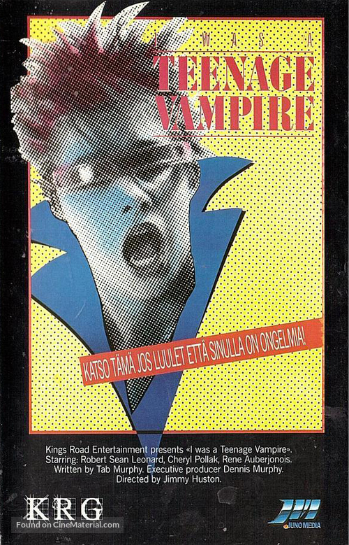 My Best Friend Is a Vampire - Finnish VHS movie cover