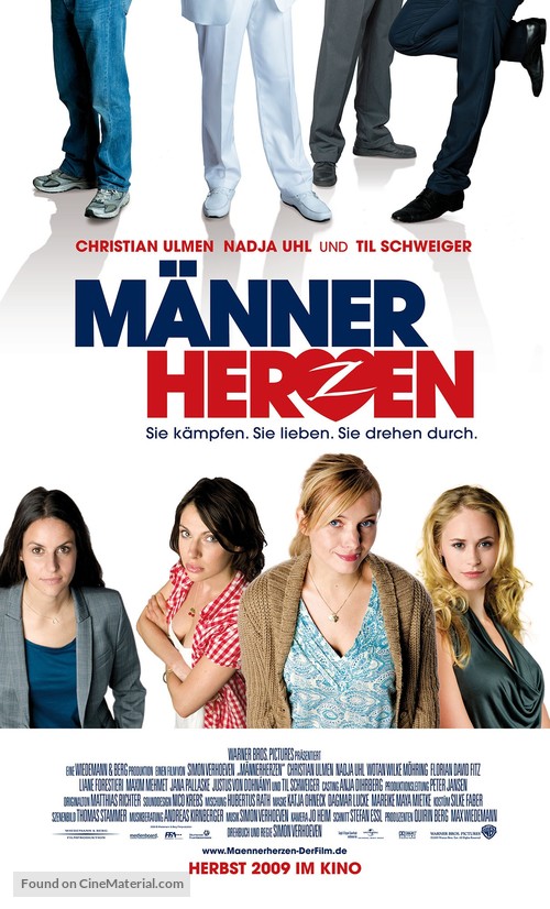 M&auml;nnerherzen - German Movie Poster