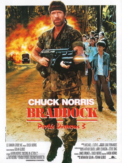 Braddock: Missing in Action III - French Movie Poster