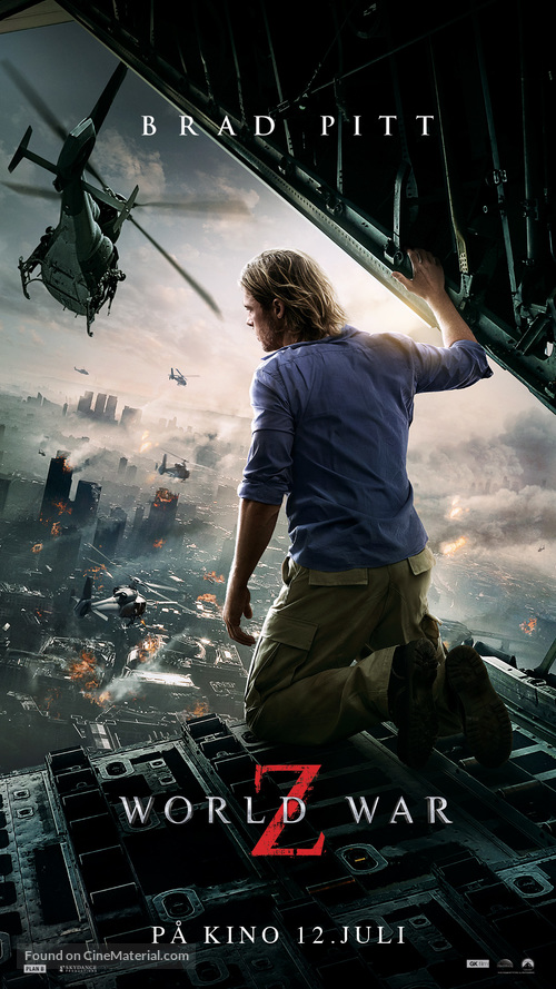 World War Z - Norwegian Movie Poster