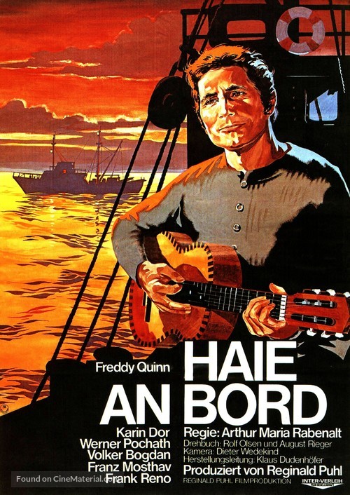 Haie an Bord - German Movie Poster