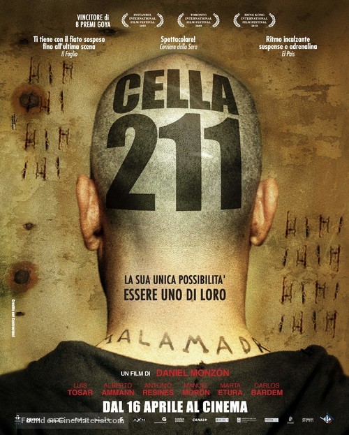 Celda 211 - Italian Movie Poster