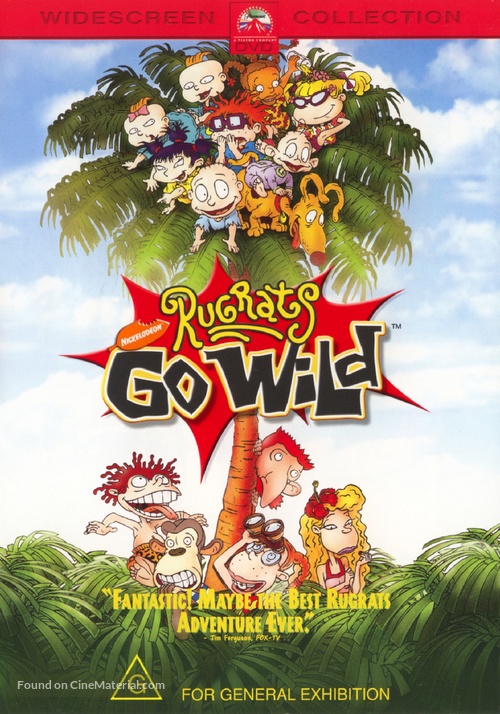 Rugrats Go Wild! - Australian DVD movie cover