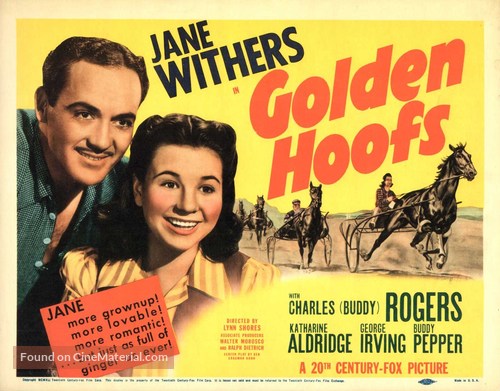 Golden Hoofs - Movie Poster