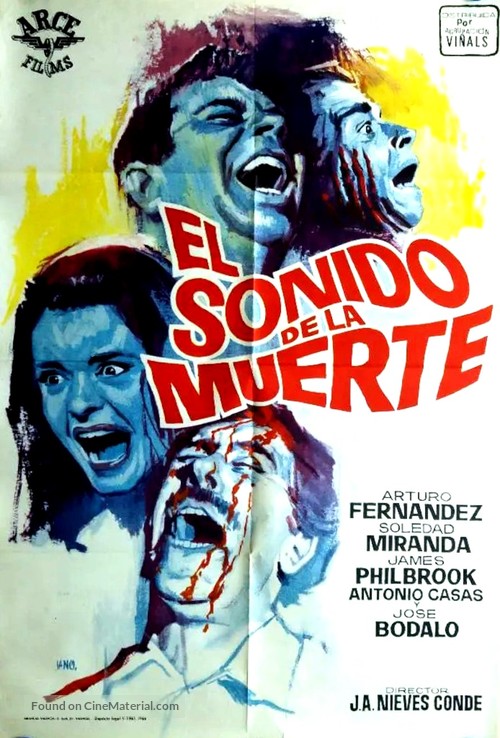 El sonido de la muerte - Spanish Movie Poster