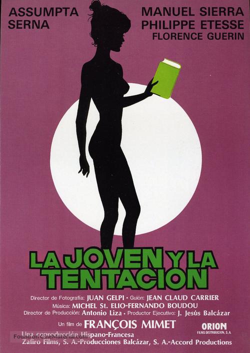 La joven y la tentaci&oacute;n - Spanish Movie Poster