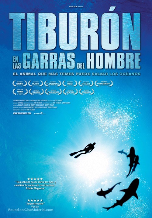 Sharkwater - Spanish Movie Poster