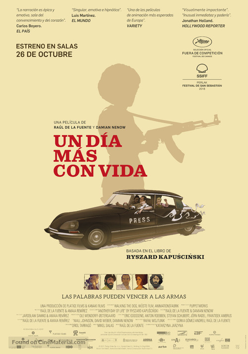 Another Day of Life - Spanish Movie Poster