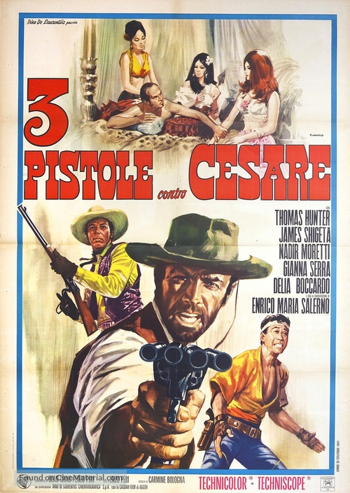 3 pistole contro Cesare - Italian Movie Poster