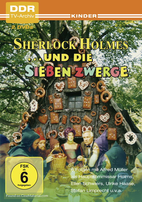 &quot;Sherlock Holmes und die sieben Zwerge&quot; - German DVD movie cover